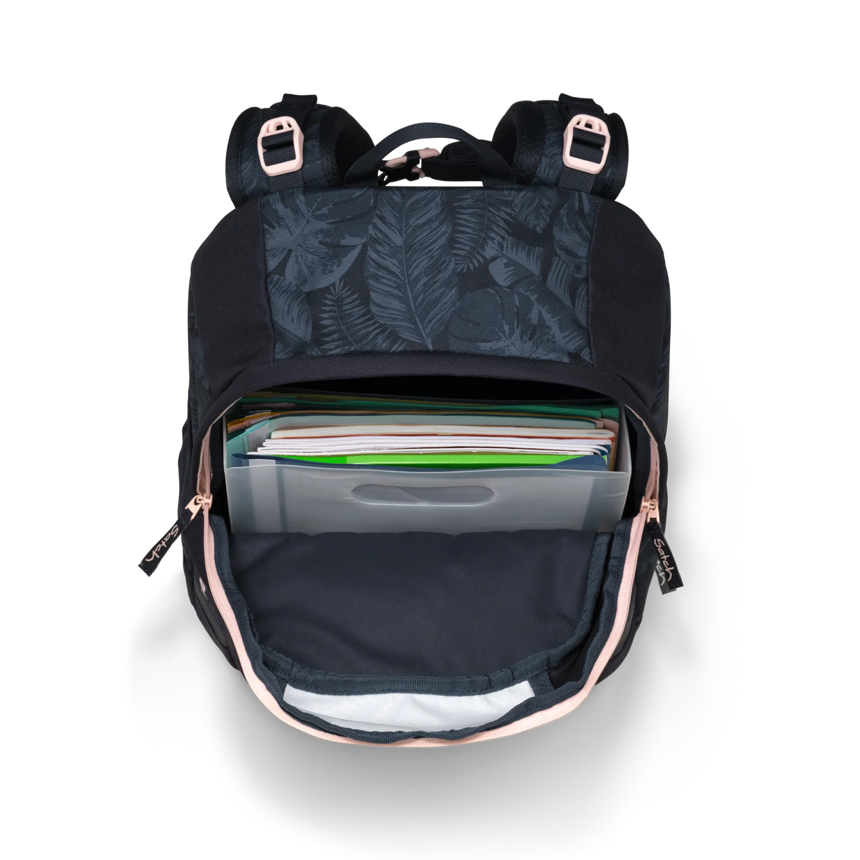 Zaino Satch Air Midnight Jungle - dettaglio tasche
