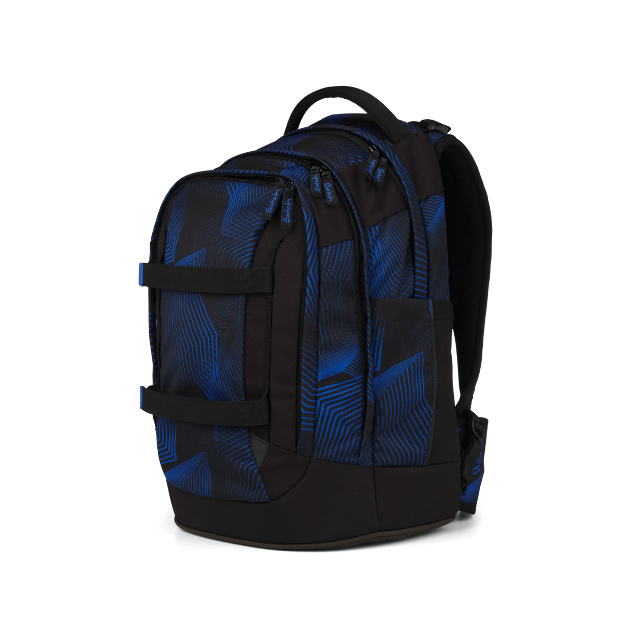 Zaino Satch Pack Seismic Blue - vista tre quarti sinistra