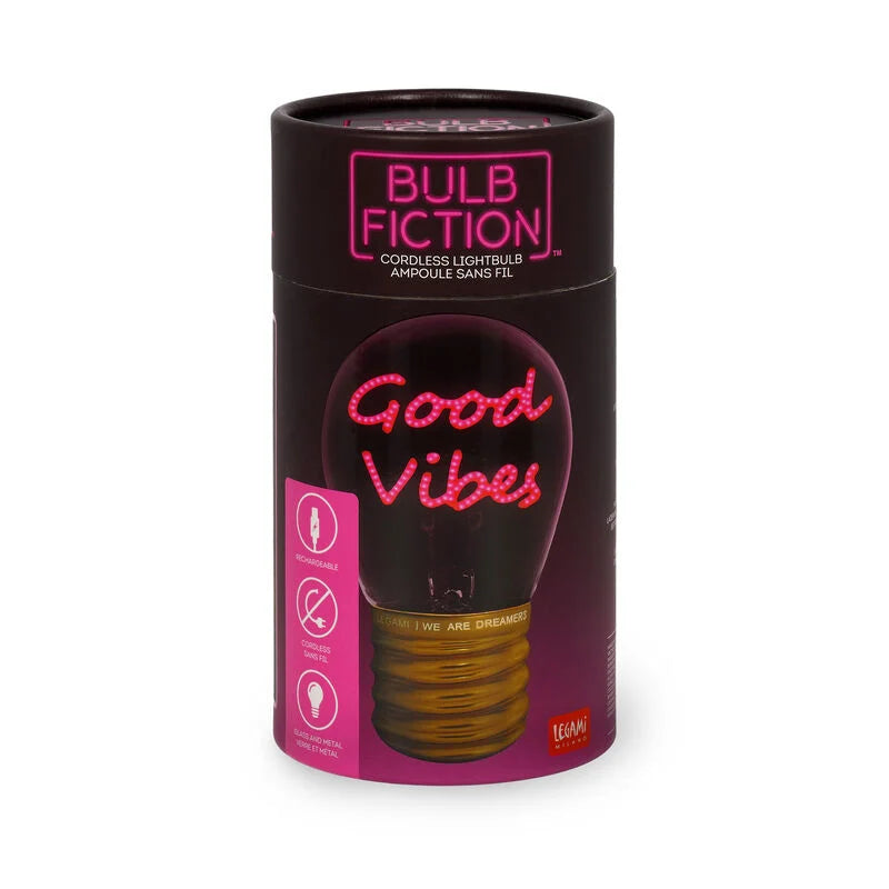 Lampada da tavolo Bulb Fiction - Good Vibes - Centroscuola
