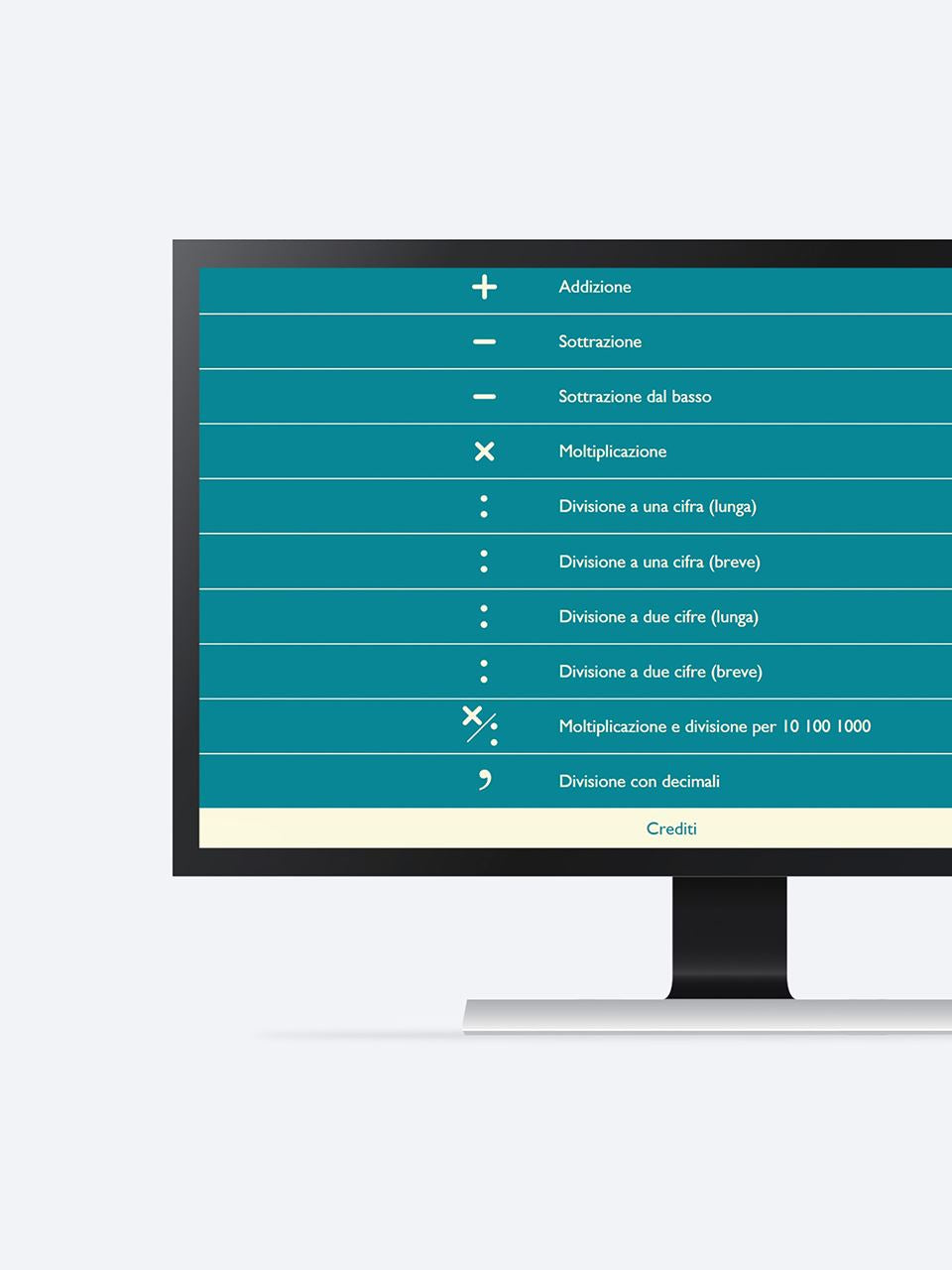 Le quattro operazioni - Centroscuola