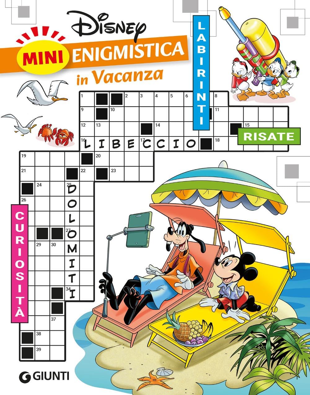 Mini enigmistica Disney in vacanza - Curiosità, labirinti, risate