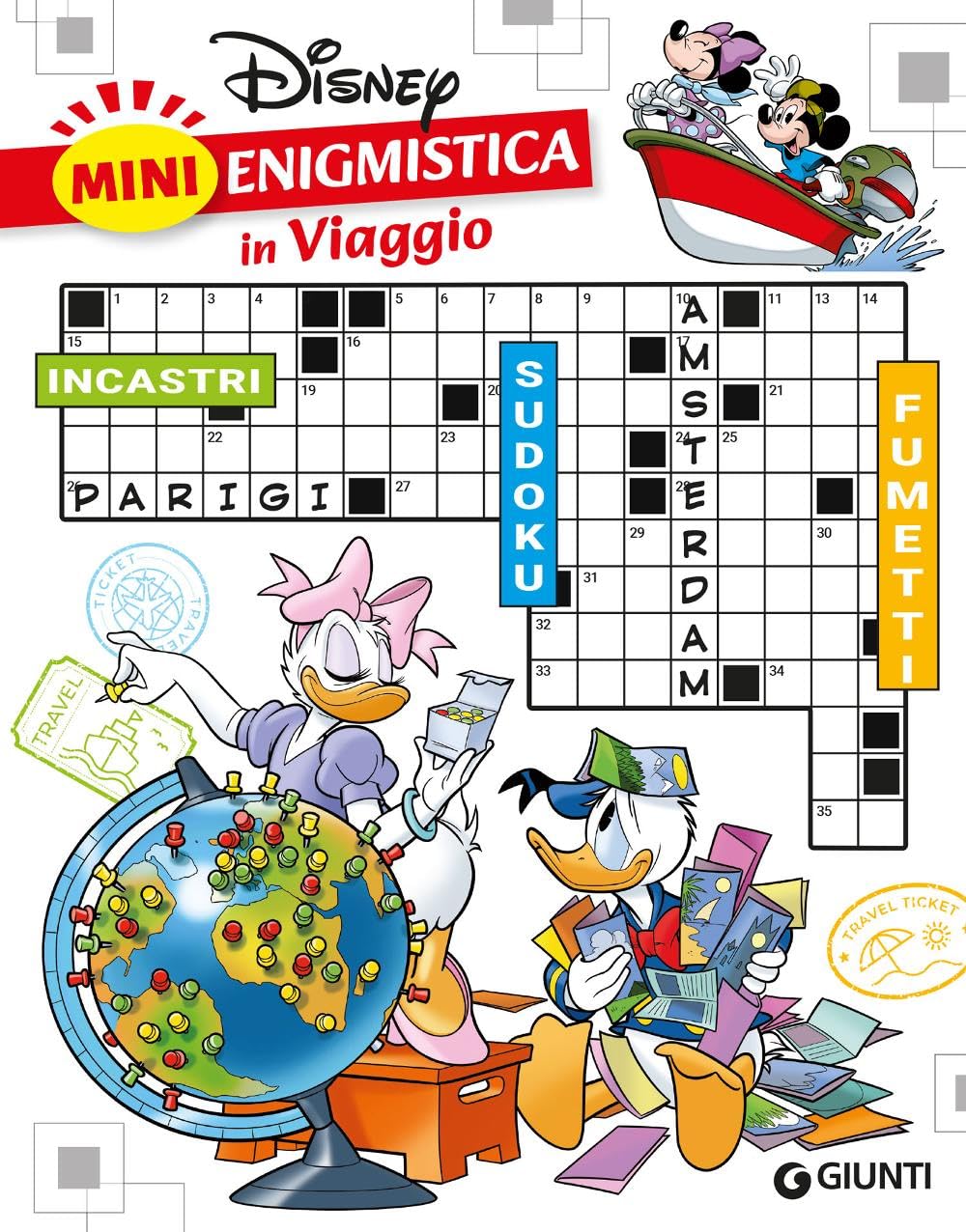 Mini enigmistica Disney in viaggio - Incastri, sudoku, fumetti