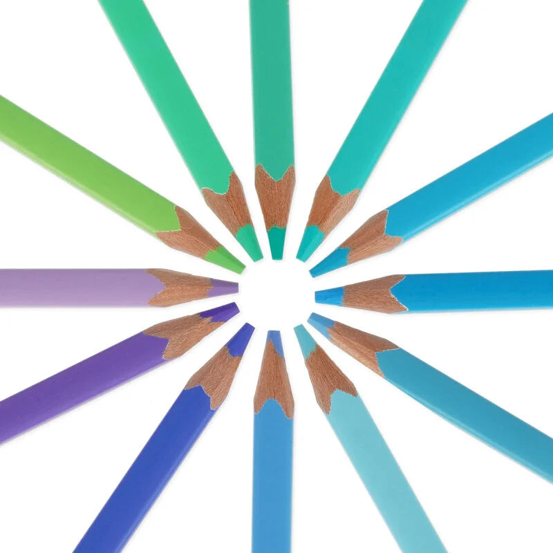 Set 12 matite colorate - OCEAN Palette - Centroscuola