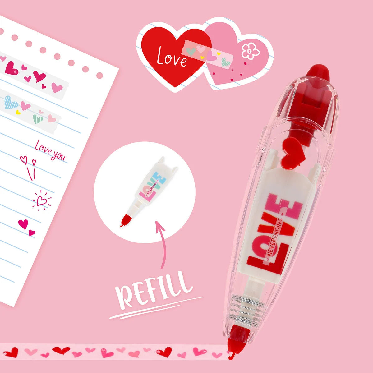 Penna a nastro per decorazione - San Valentino - Centroscuola