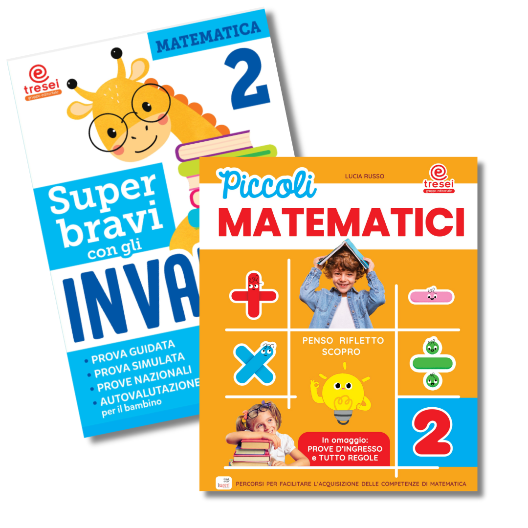 Piccoli matematici 2 + Super bravi con gli Invalsi Matematica 2 - Centroscuola