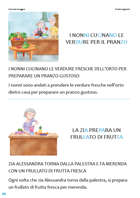 Prime frasi da leggere - Centroscuola