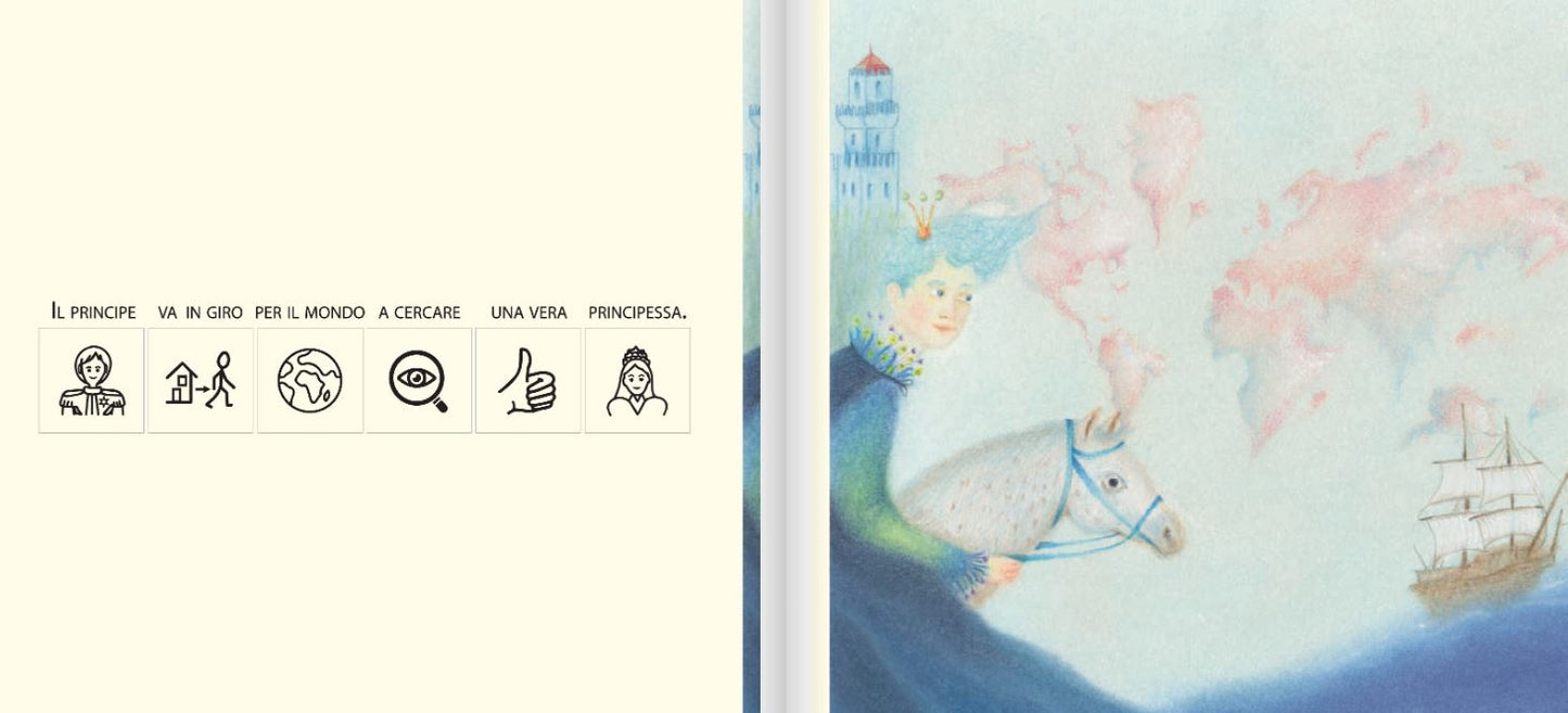 La principessa sul pisello. Ediz. CAA - Centroscuola