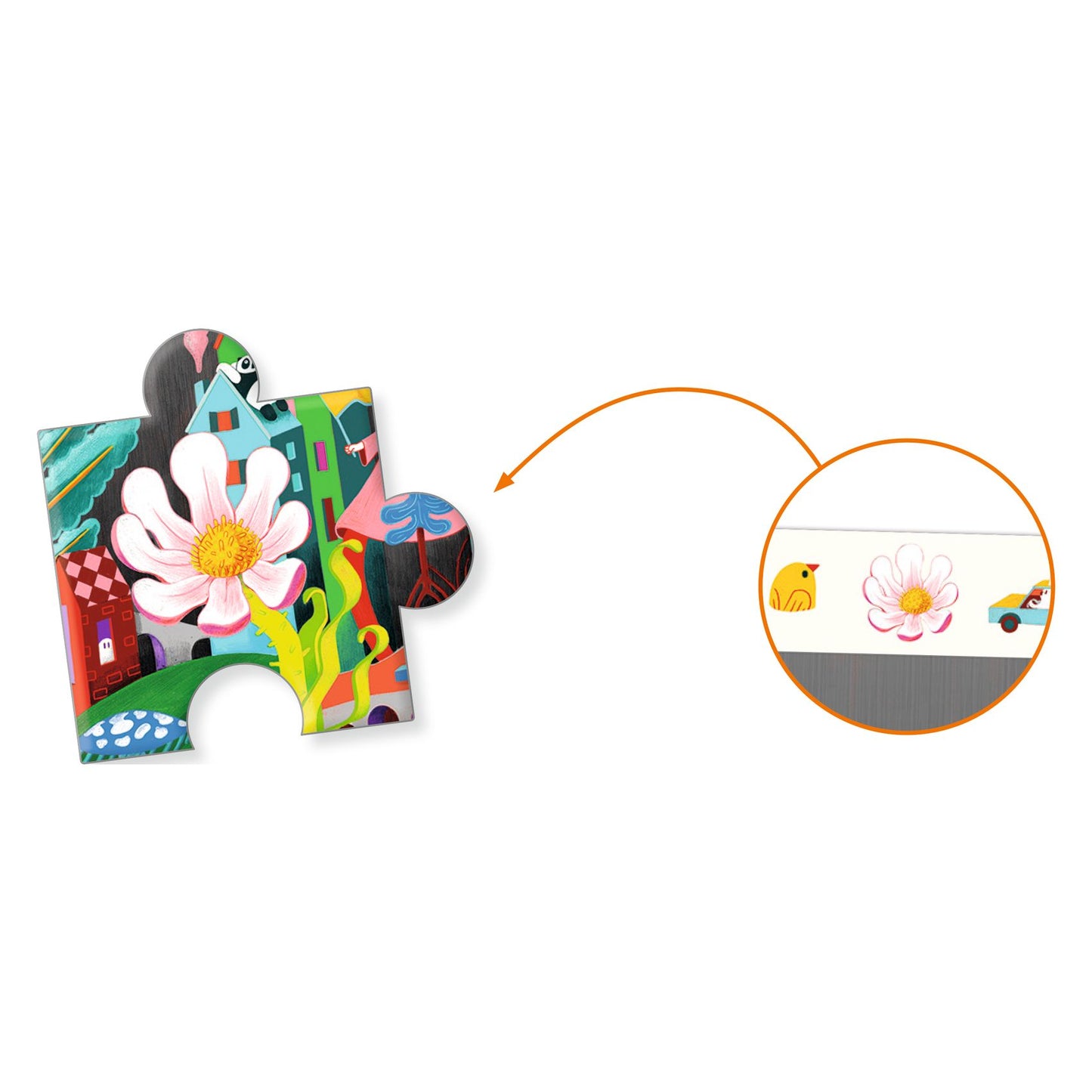 Puzzle d'osservazione - Crazy Town 200 pezzi - Centroscuola