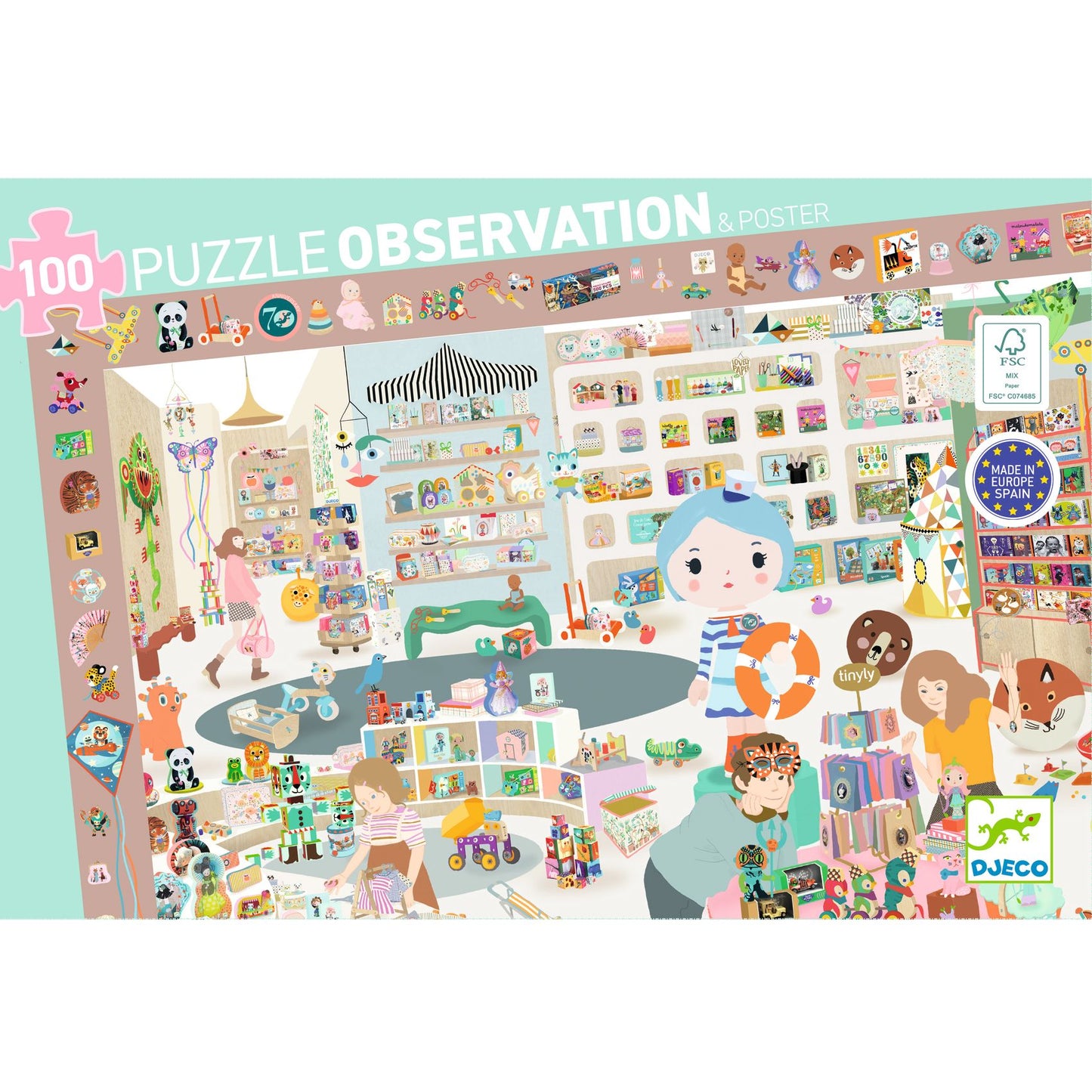 Puzzle d'osservazione - Il piccolo negozio 100 pezzi - Centroscuola