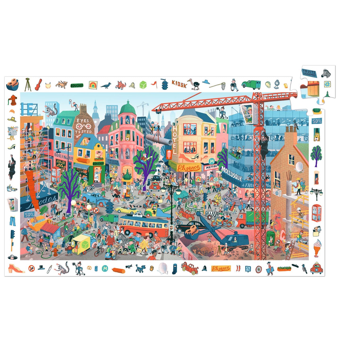 Puzzle d'osservazione - La città 200 pezzi - Centroscuola