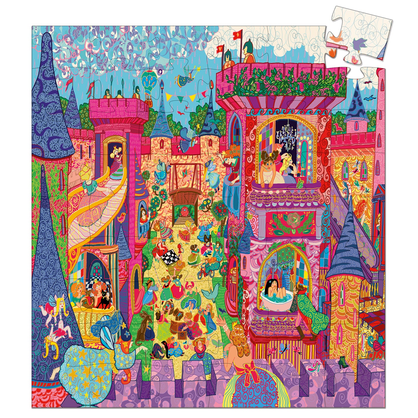 Puzzle Silhouette - Castello delle fate 54 pezzi - Centroscuola