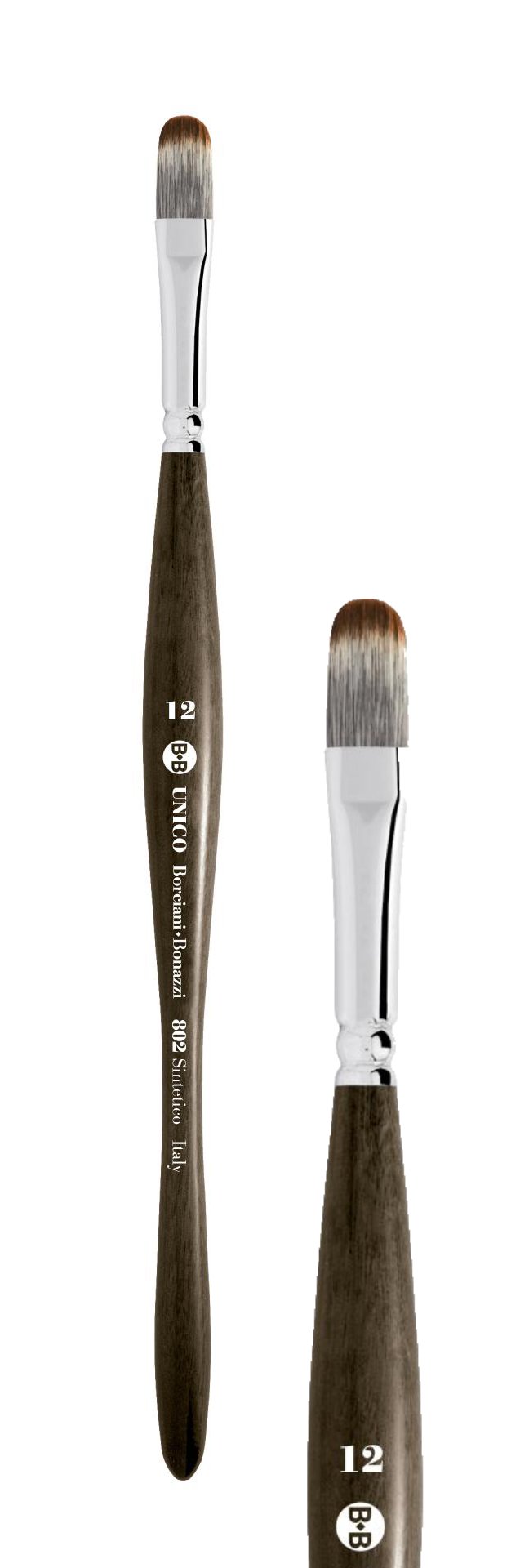 Pennello UNICO Serie 802 - Lingua di gatto - N°02 - Centroscuola