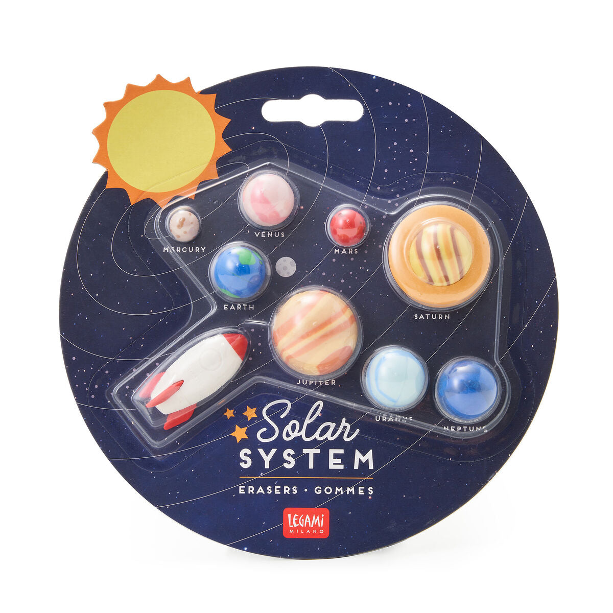 Set di 9 Gomme - Solar System – Centroscuola