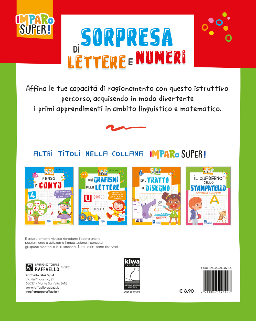 Sorpresa di lettere e numeri - Imparo super - Centroscuola