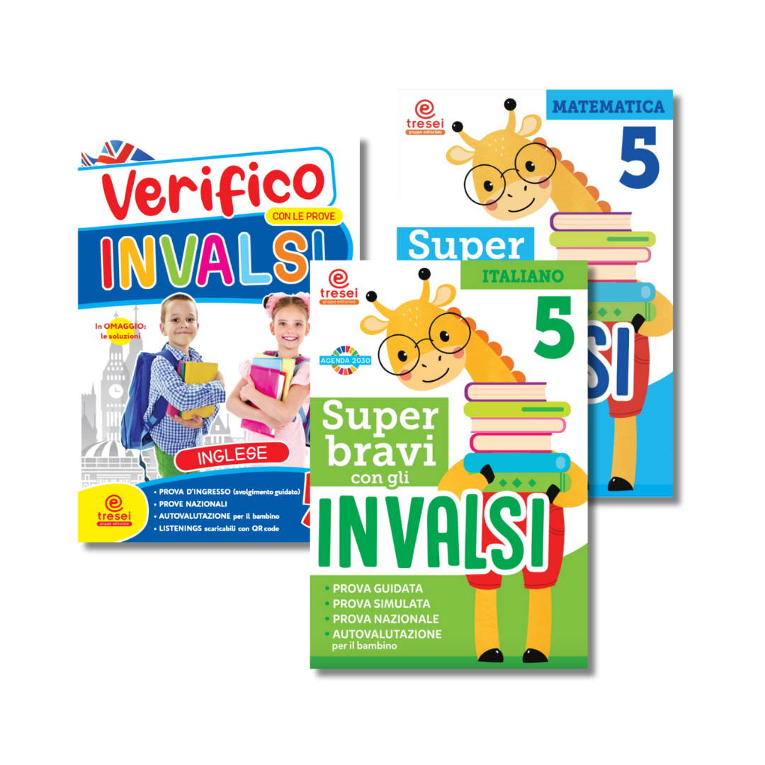 Super bravi con gli Invalsi + Verifico Inglese 5 - Centroscuola