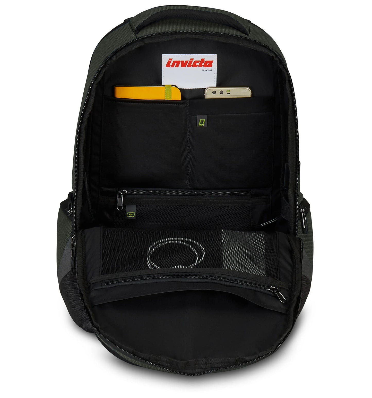 Zaino Invicta Work Line Mate M - Verde Militare - Centroscuola