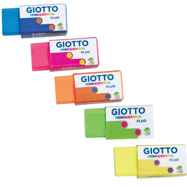 Gomma mini Fluo Giotto - Centroscuola