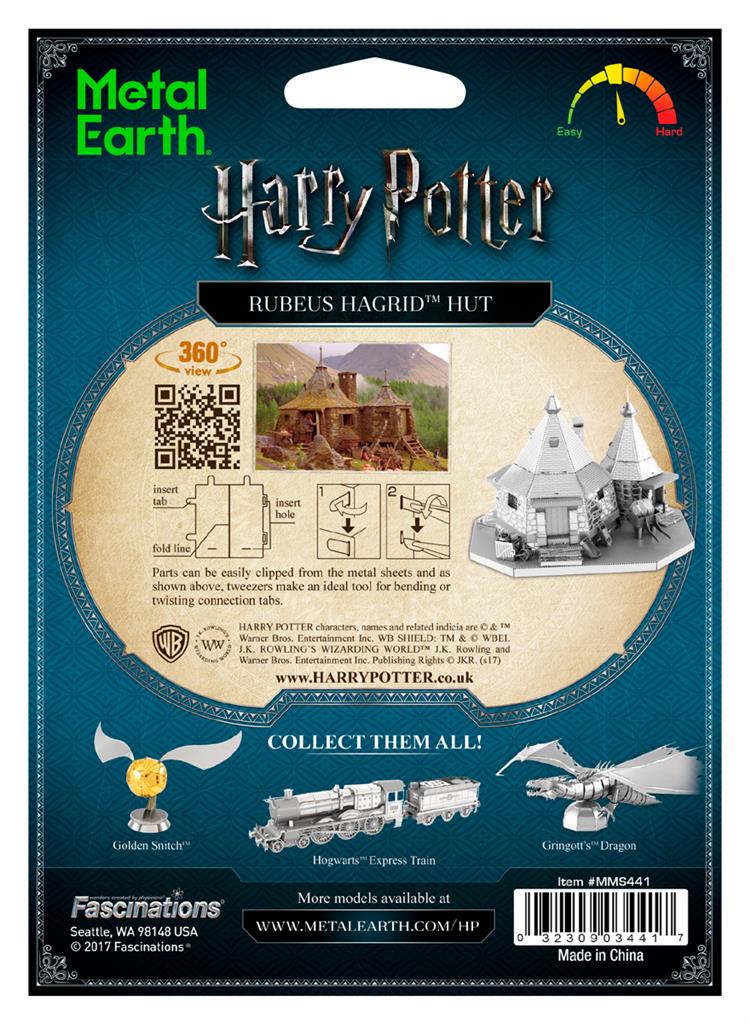 Harry Potter - Hagrid's Hut - Metal Earth - Centroscuola