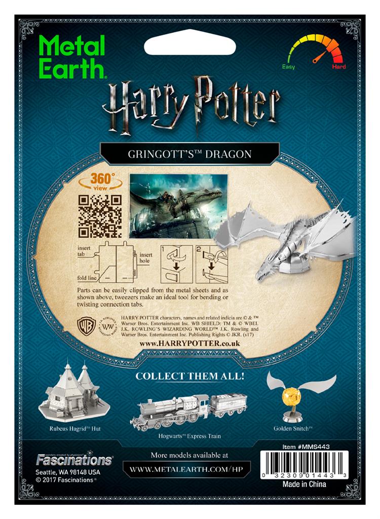 Harry Potter - Gringotts Dragon - Metal Earth - Centroscuola