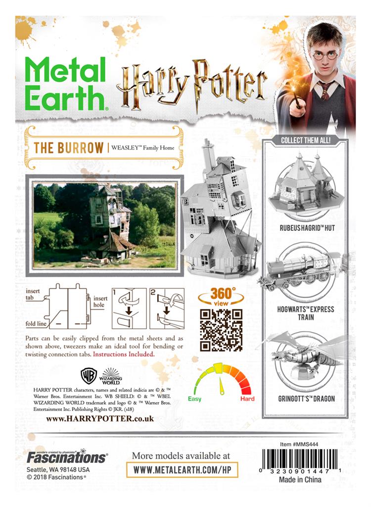 Harry Potter - The Burrow - Metal Earth - Centroscuola