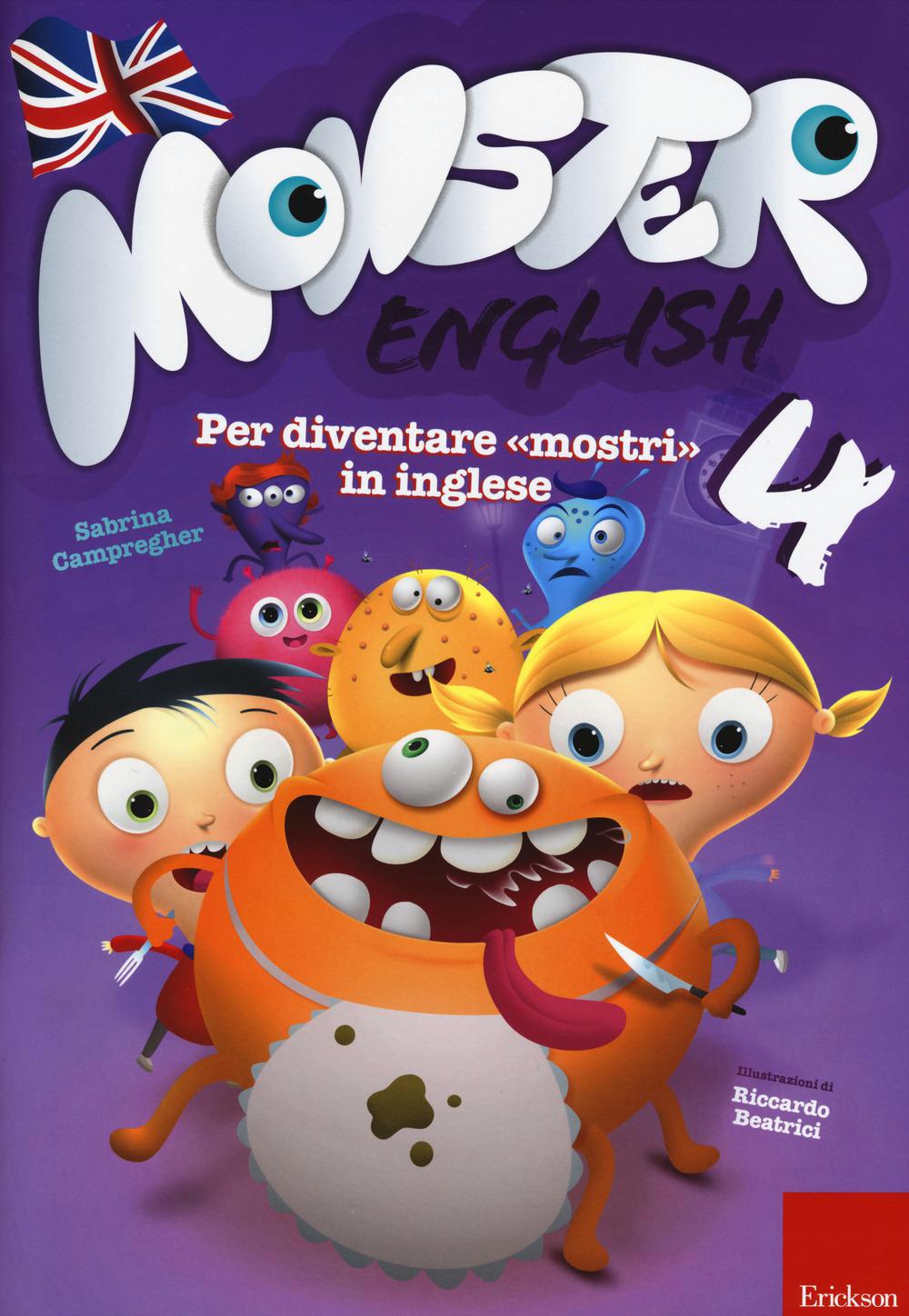 Monster english. per diventare «mostri» in inglese. con adesivi - Centroscuola