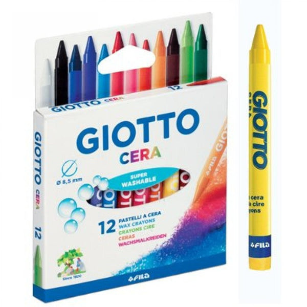 Pastelli cera 12pz giotto - Centroscuola