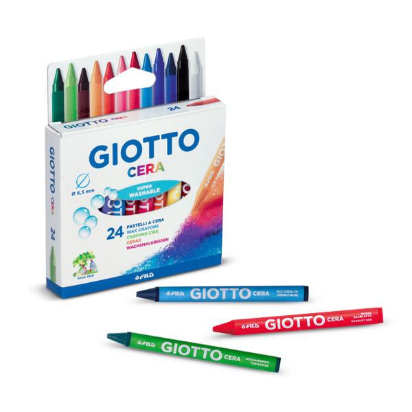 Pastelli cera 24pz giotto - Centroscuola