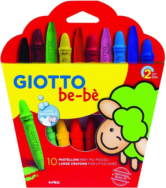 Pastelli Giotto Bebè barattolo 10 colori – Centroscuola