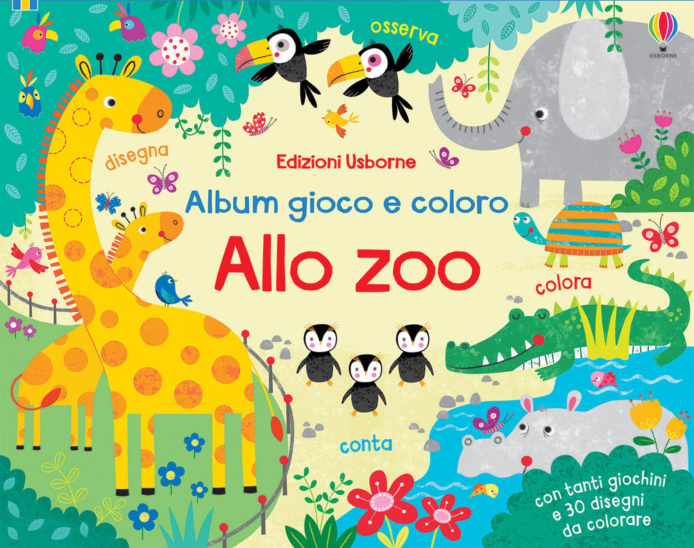 Allo zoo. Album gioco e coloro - Centroscuola
