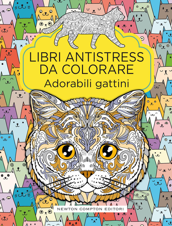 Libri antistress da colorare - Adorabili gattini - Centroscuola