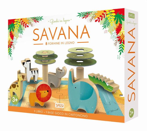 Savana. Giochi in legno. Ediz. a colori. Con giocattolo - Centroscuola