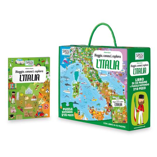 L'Italia - Viaggia, conosci, esplora. Libro puzzle - Centroscuola