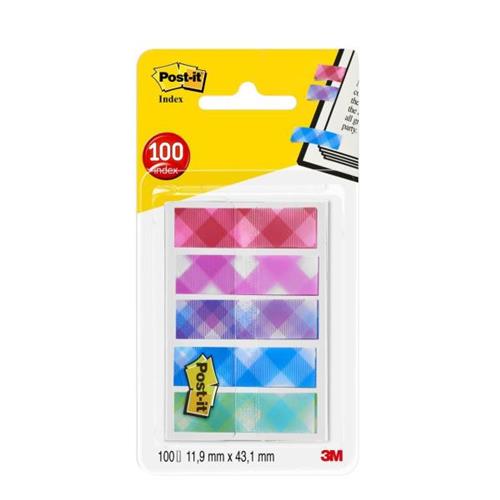 Segnapagine mini scozzese post-it - Centroscuola