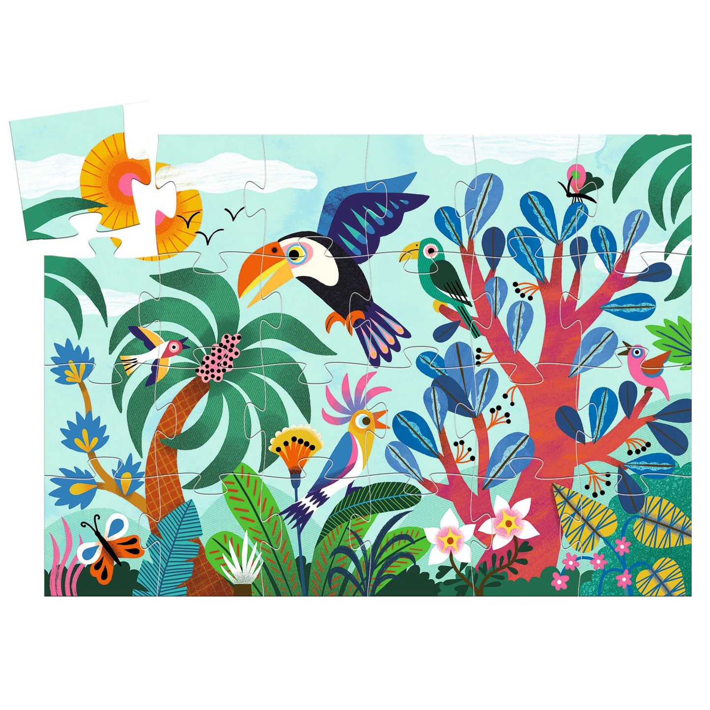 Puzzle silhouette - Coco il Tucano 24 pezzi - Centroscuola