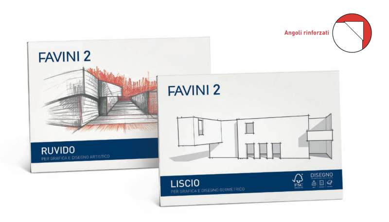 Album da disegno Favini 33x48 liscio 110gr 10 fogli – Centroscuola