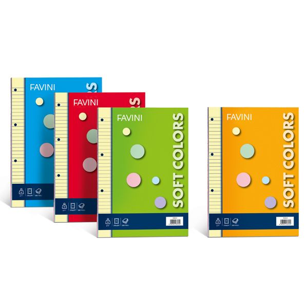 Ricambi A5 Favini soft colors - Centroscuola