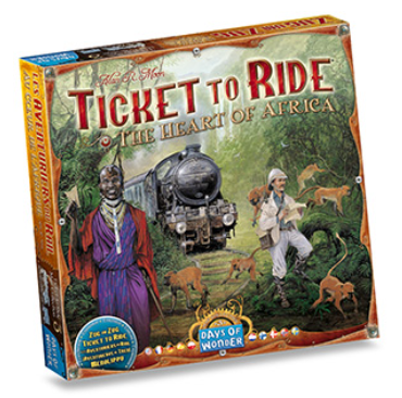 Ticket to ride espansione 3 - The heart of Africa - Centroscuola