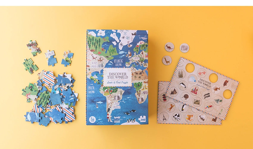 Discover the world - Puzzle 200 pezzi - Centroscuola