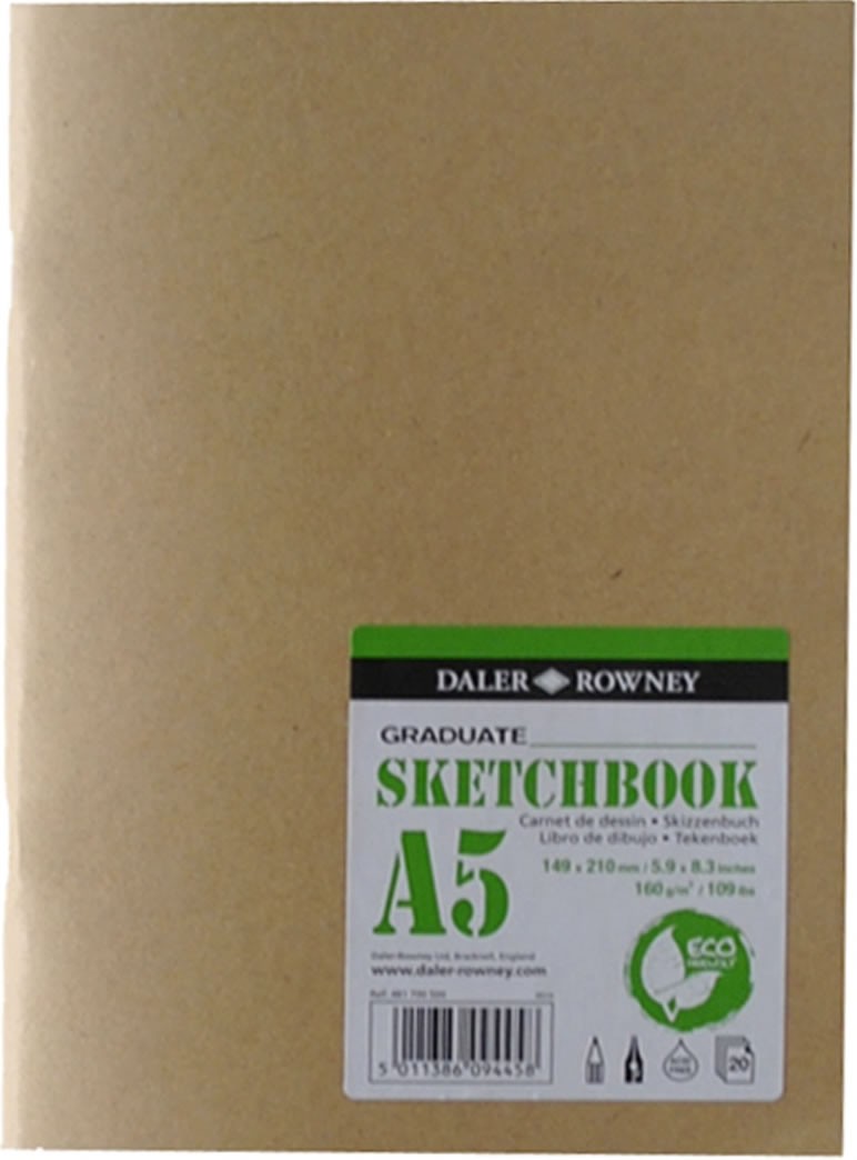 Quaderno A5 cop. soft Eco pag bianche - Centroscuola