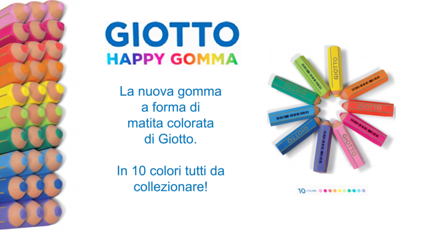 Gomma Happy Giotto - Centroscuola