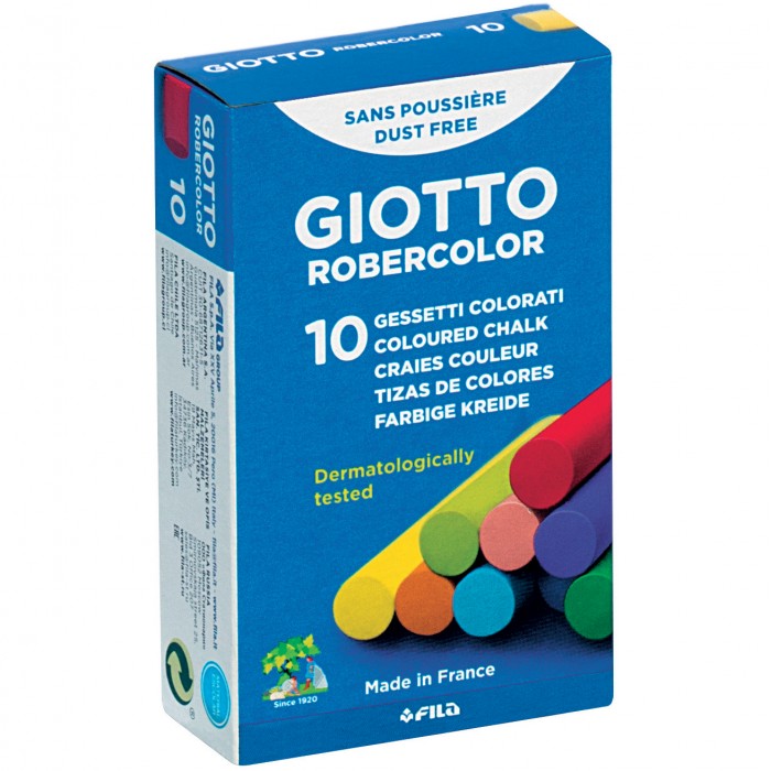 Gessi colorati Giotto Robercolor 10pz - Centroscuola