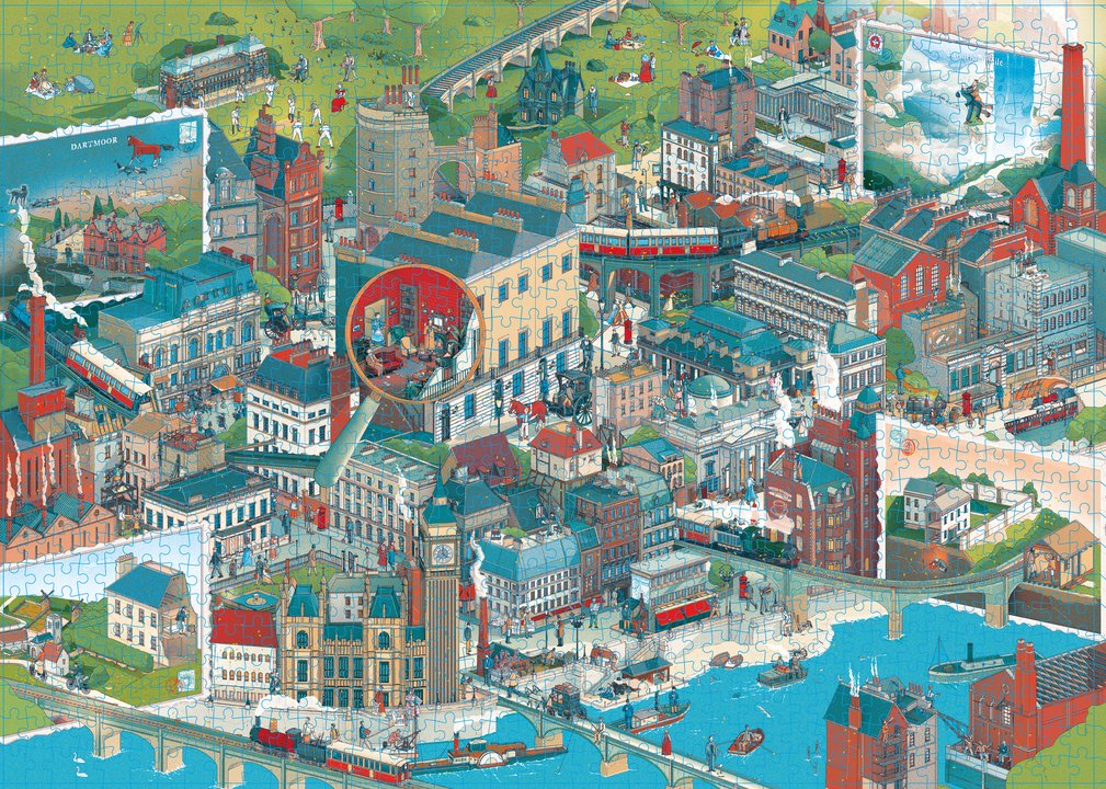 Il mondo di Sherlock Holmes - Puzzle 1000 pezzi - Centroscuola