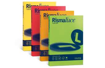 Carta Rismaluce A4 5 Colori 200gr 50 fogli - Centroscuola