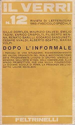 Rivista Il Verri - Nuova serie 1963 n 12 - Centroscuola