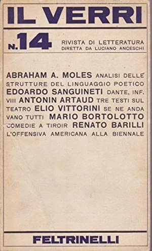 Rivista Il Verri - Nuova serie 1964 n 14 - Centroscuola