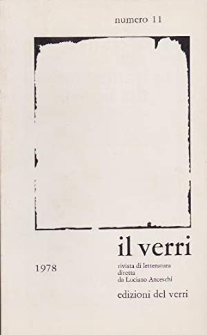 Rivista Il Verri - Sesta serie 1978 n 11 - Centroscuola