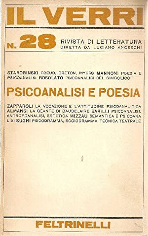 Rivista Il Verri - Quarta serie 1968 n 28 - Psicoanalisi e Poesia - Centroscuola