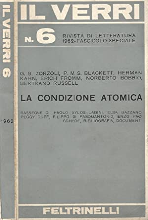 Rivista Il Verri - Nuova serie 1962 n. 6 - Centroscuola