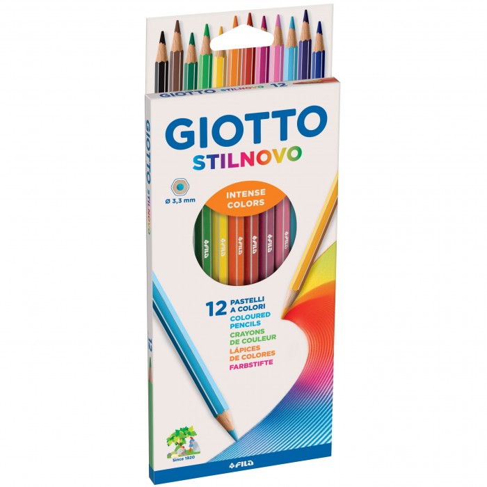 Pastelli Giotto Stilnovo 12pz - Centroscuola