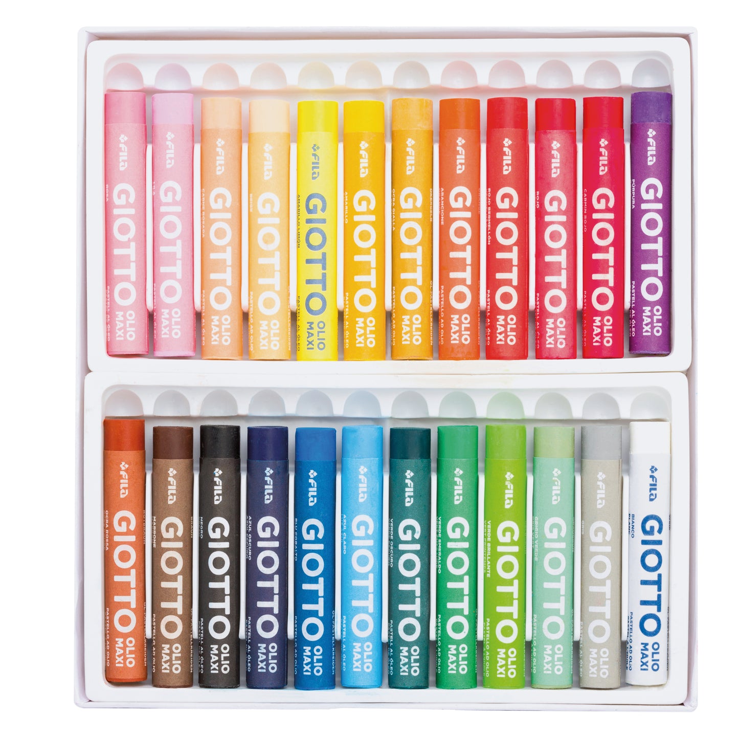 Pastelli maxi olio Giotto 24pz - Centroscuola